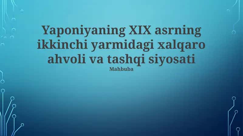 Xitoy-Yaponiya urushi va uning oqibatlari