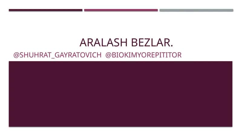 Aralash Bezlar
