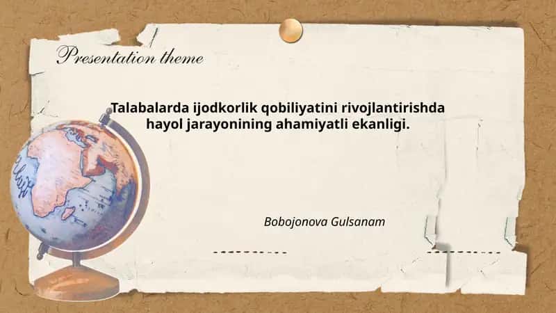 Talabalarda ijodkorlik qobiliyatini rivojlantirish