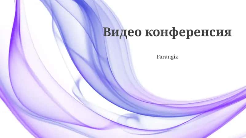 Video Konferensiya