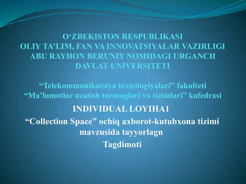 Collection Space