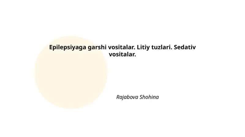 Epilepsiyaga garshi vositalar