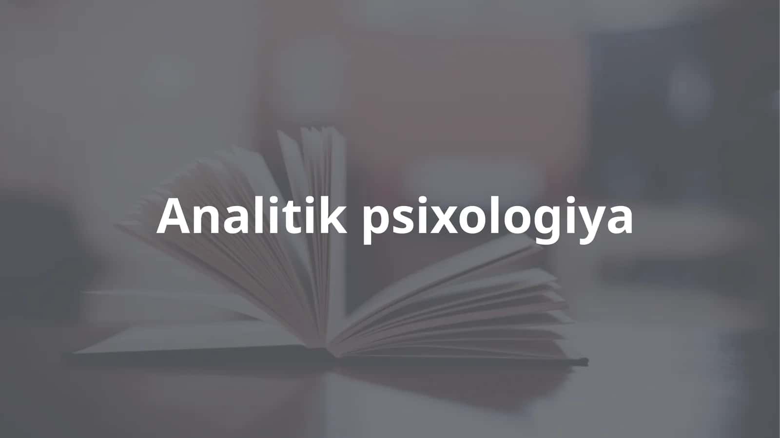 Analitikpsixologiya