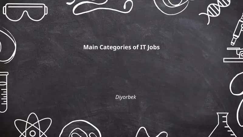 Main Categories of IT Jobs