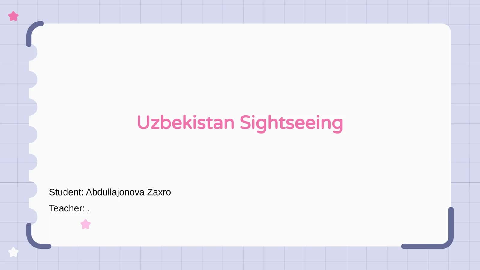 Uzbekistan Sightseeing