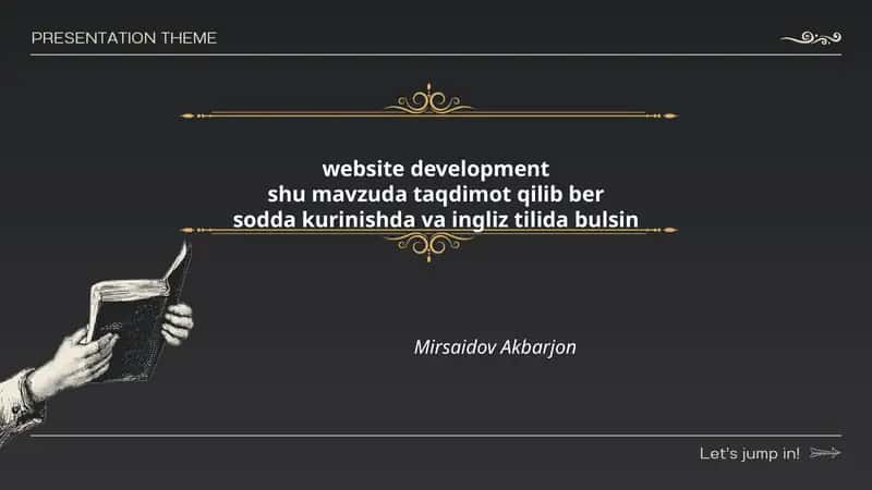 website development