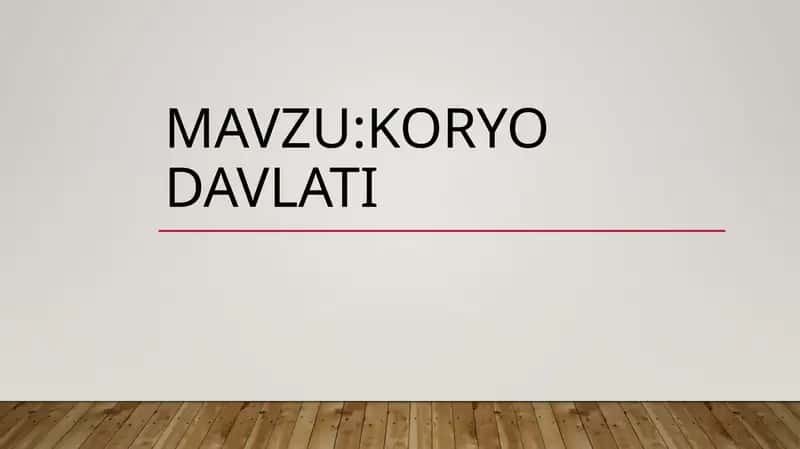 Koryo Davlati
