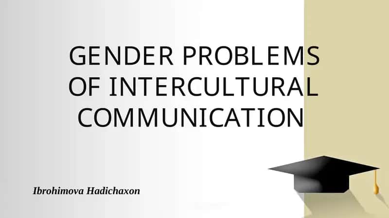 Gender problems of intercultural communication