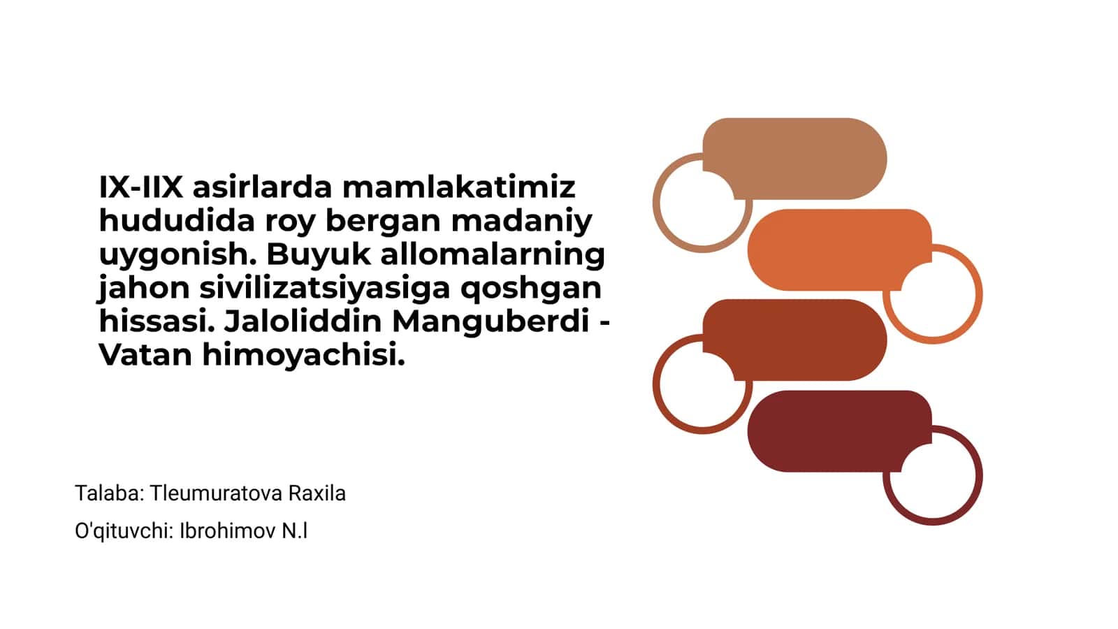 IX-IIX asrlarda mamlakatimiz hududida roy bergan madaniy uygonish
