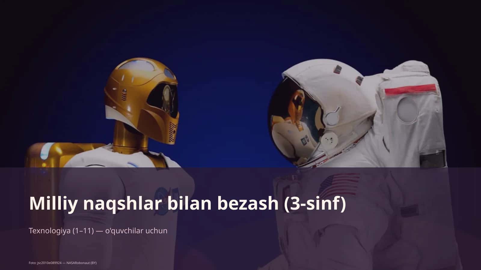 Milliy naqshlar bilan bezash (3-sinf)