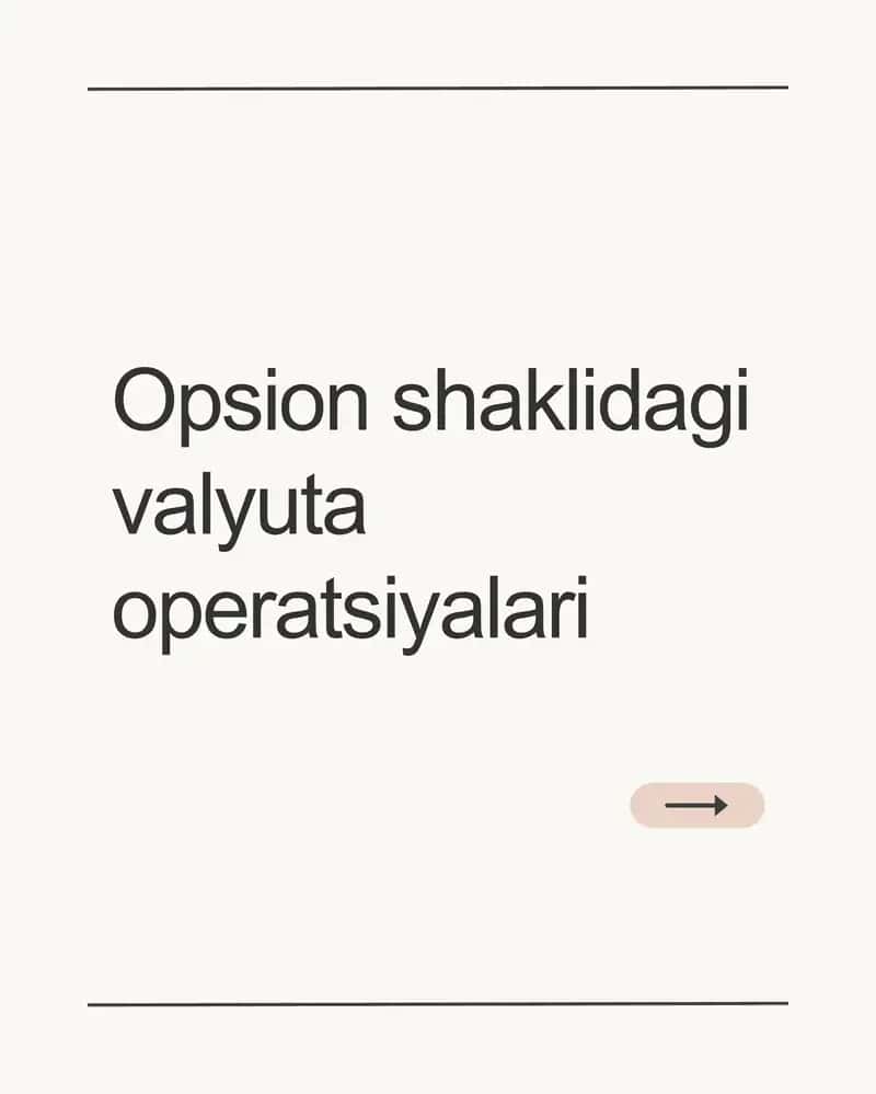 Valyuta opsioni