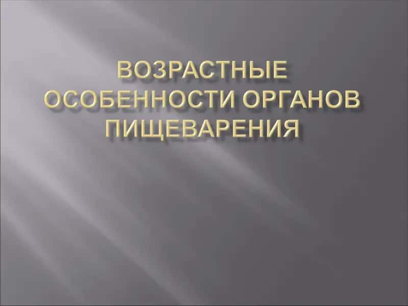 Пищеварение