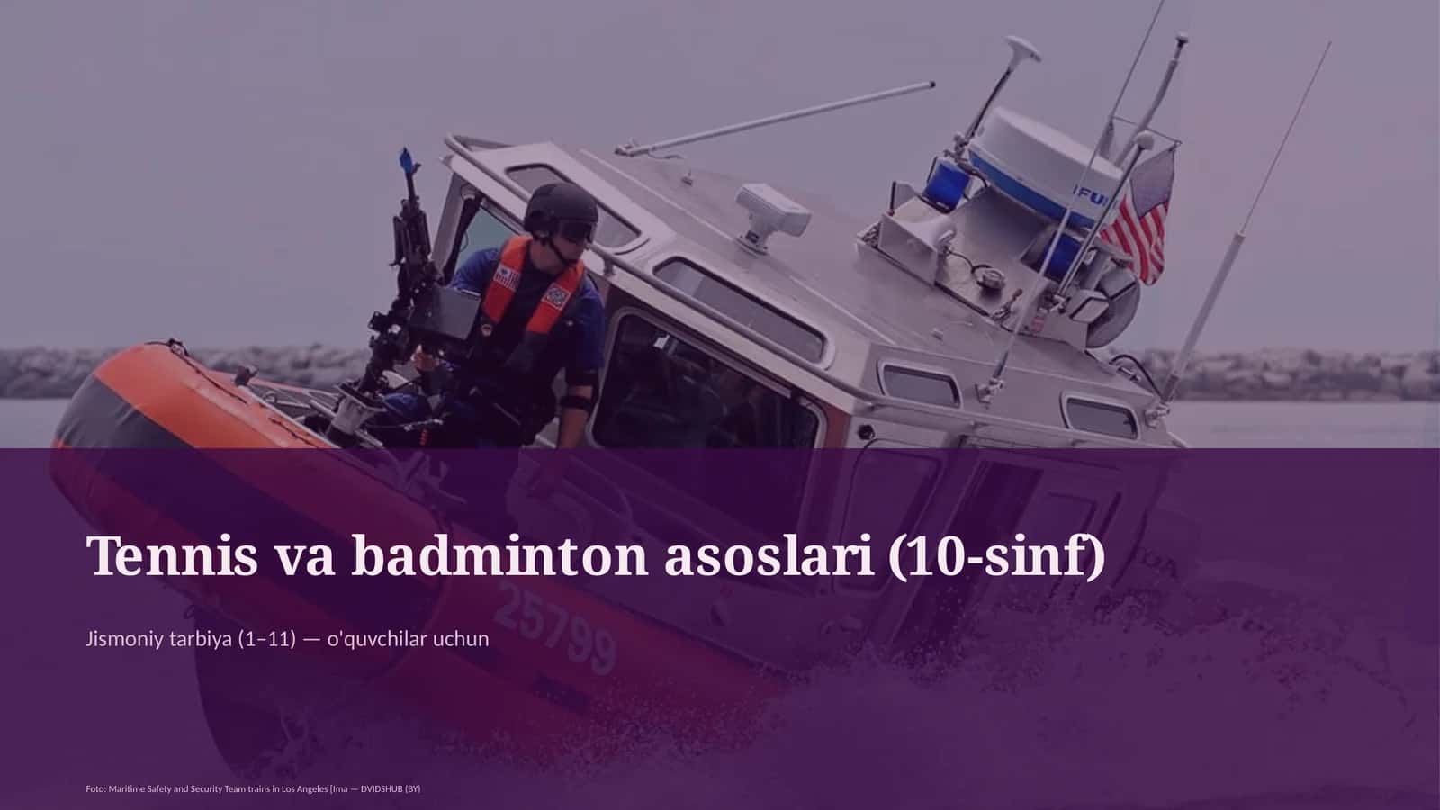 Tennis va badminton asoslari (10-sinf)