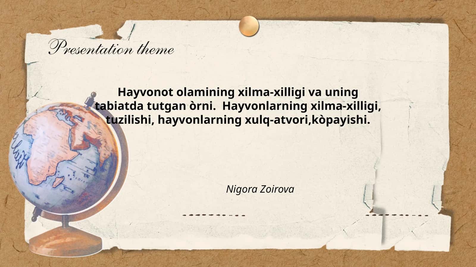 Hayvonot olamining xilma-xilligi