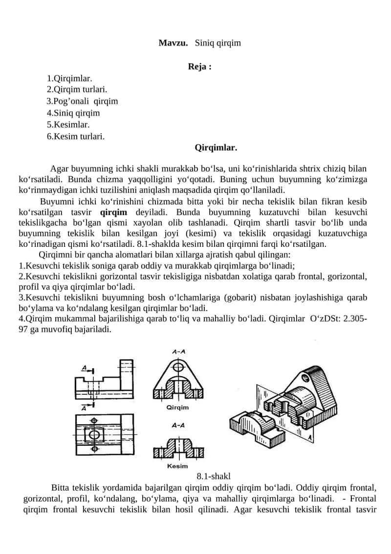 Siniq qirqim