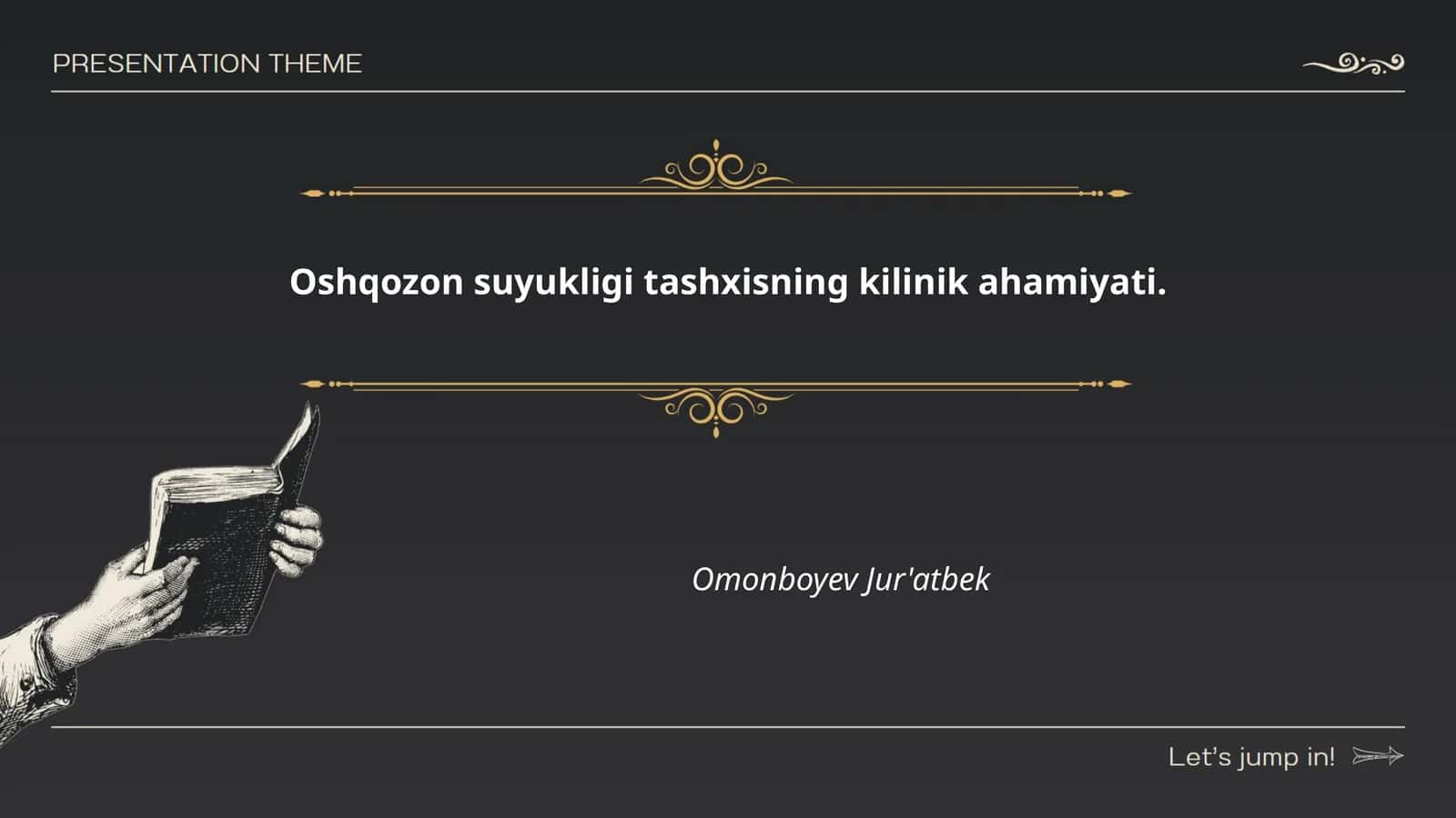 Oshqozon suyukligi tashxisning kilinik ahamiyati