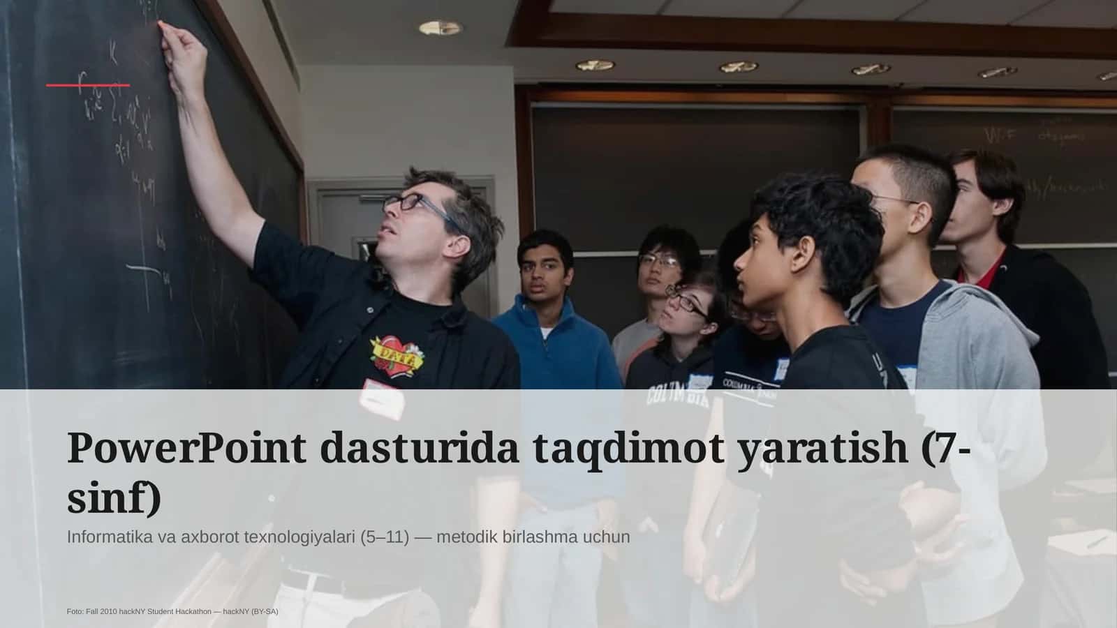 PowerPoint dasturida taqdimot yaratish (7-sinf)