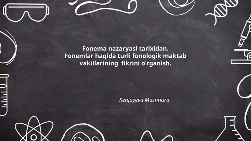 Fonema nazaryasi tarixidan