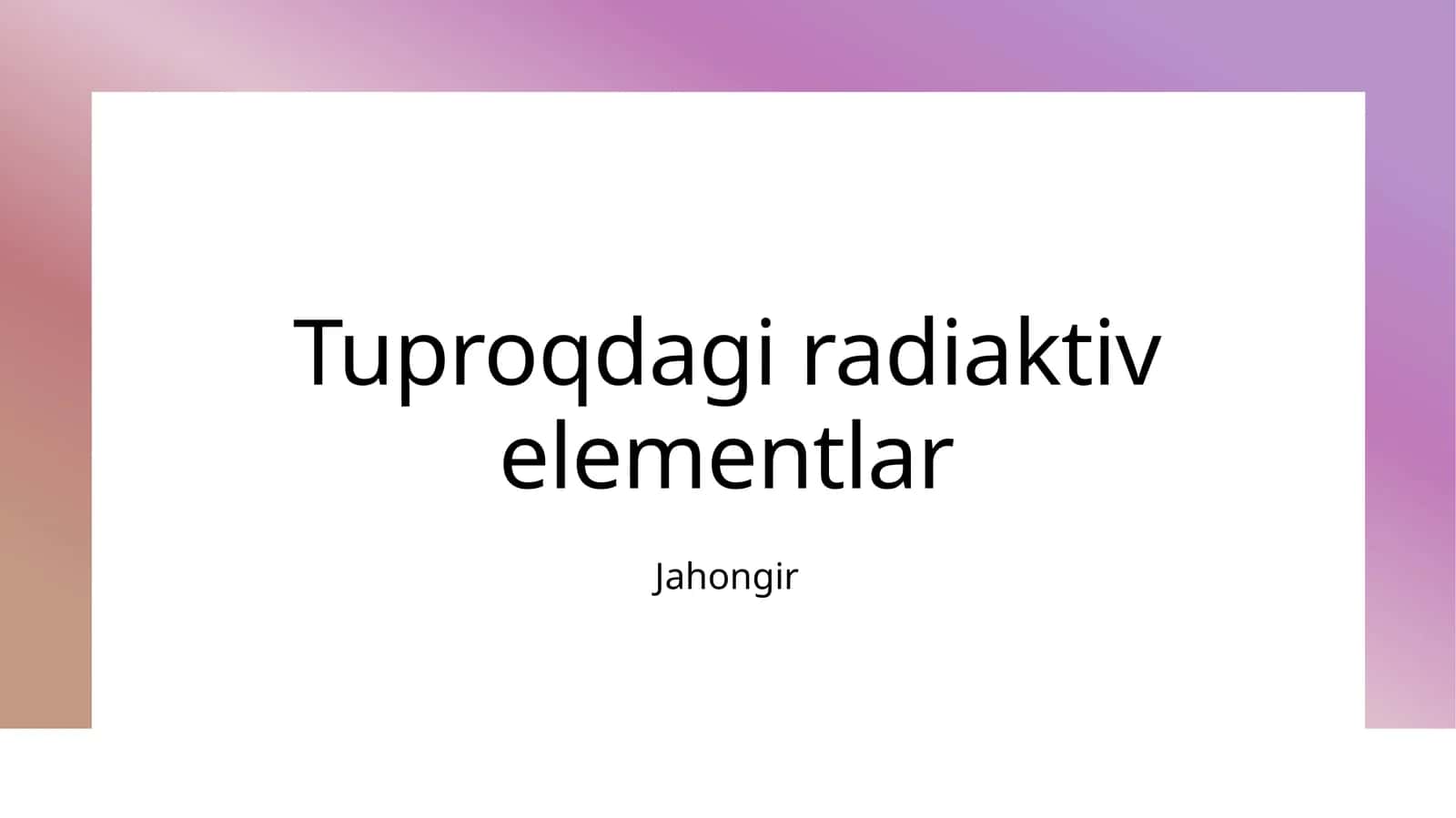 Galloid Elementlar