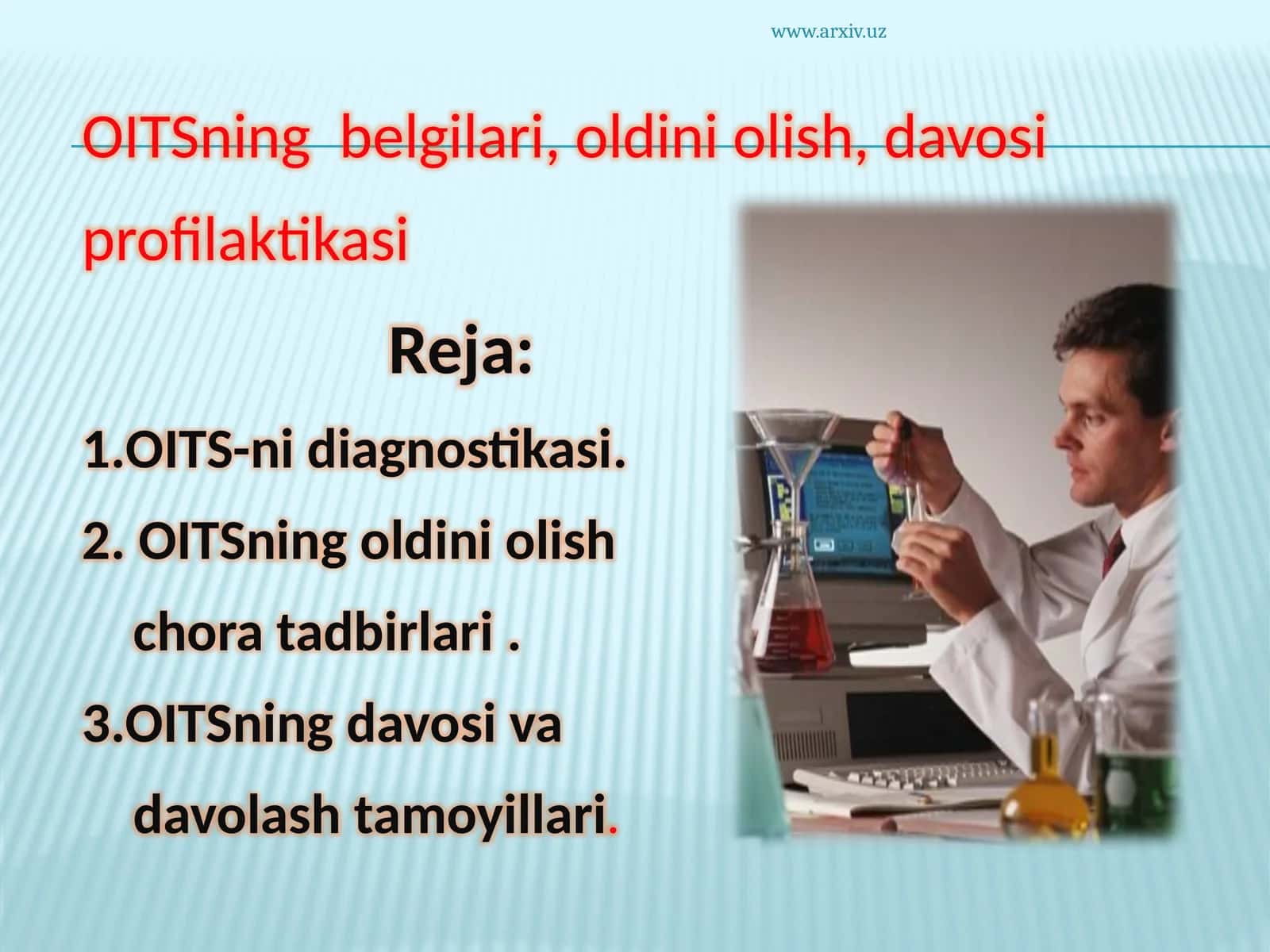 OITSning belgilari, oldini olish, davosi profilaktikasi