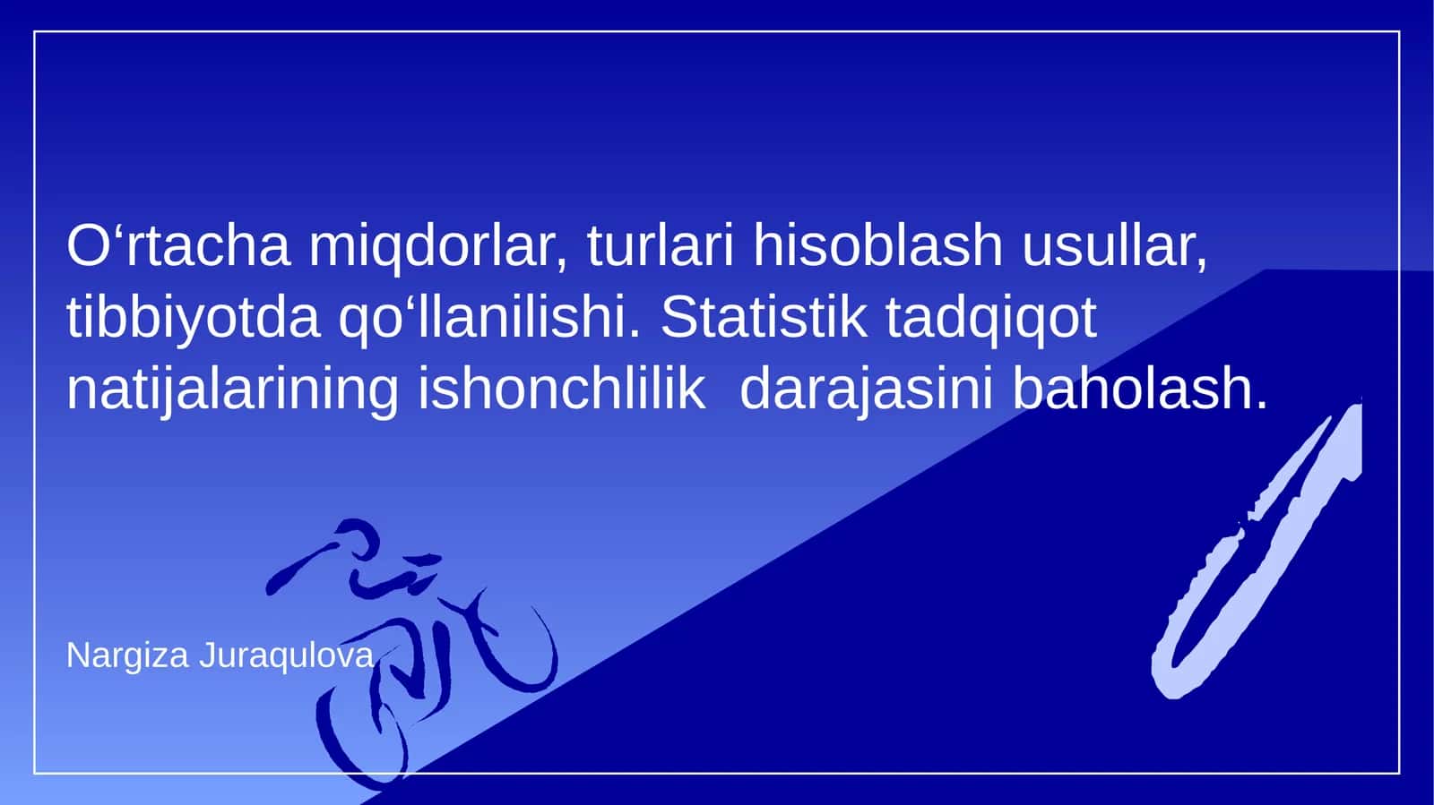 O‘rtacha miqdorlar: Tushunchasi, turlari va hisoblash usullari