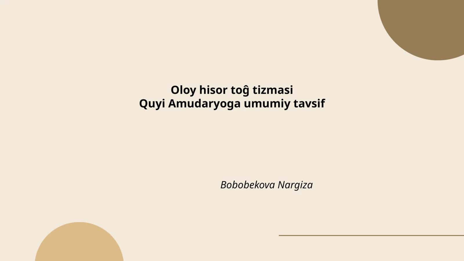Oloy hisor toĝ tizmasi