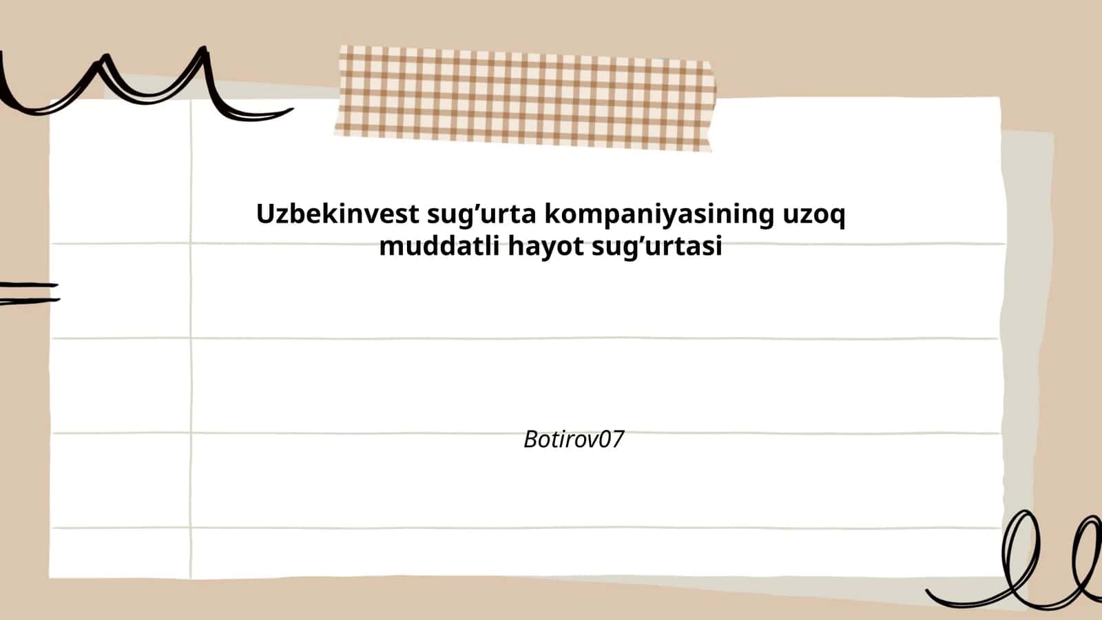 Uzoq muddatli hayot sug‘urtasi tashkiliy tuzilmasi