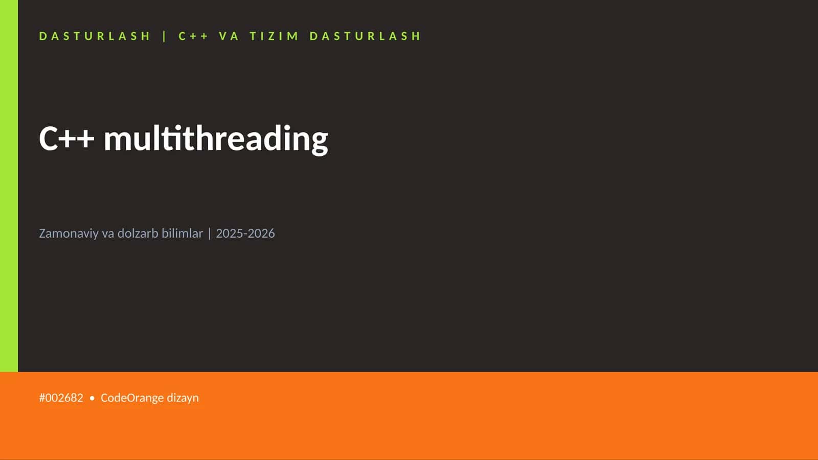 C++ multithreading