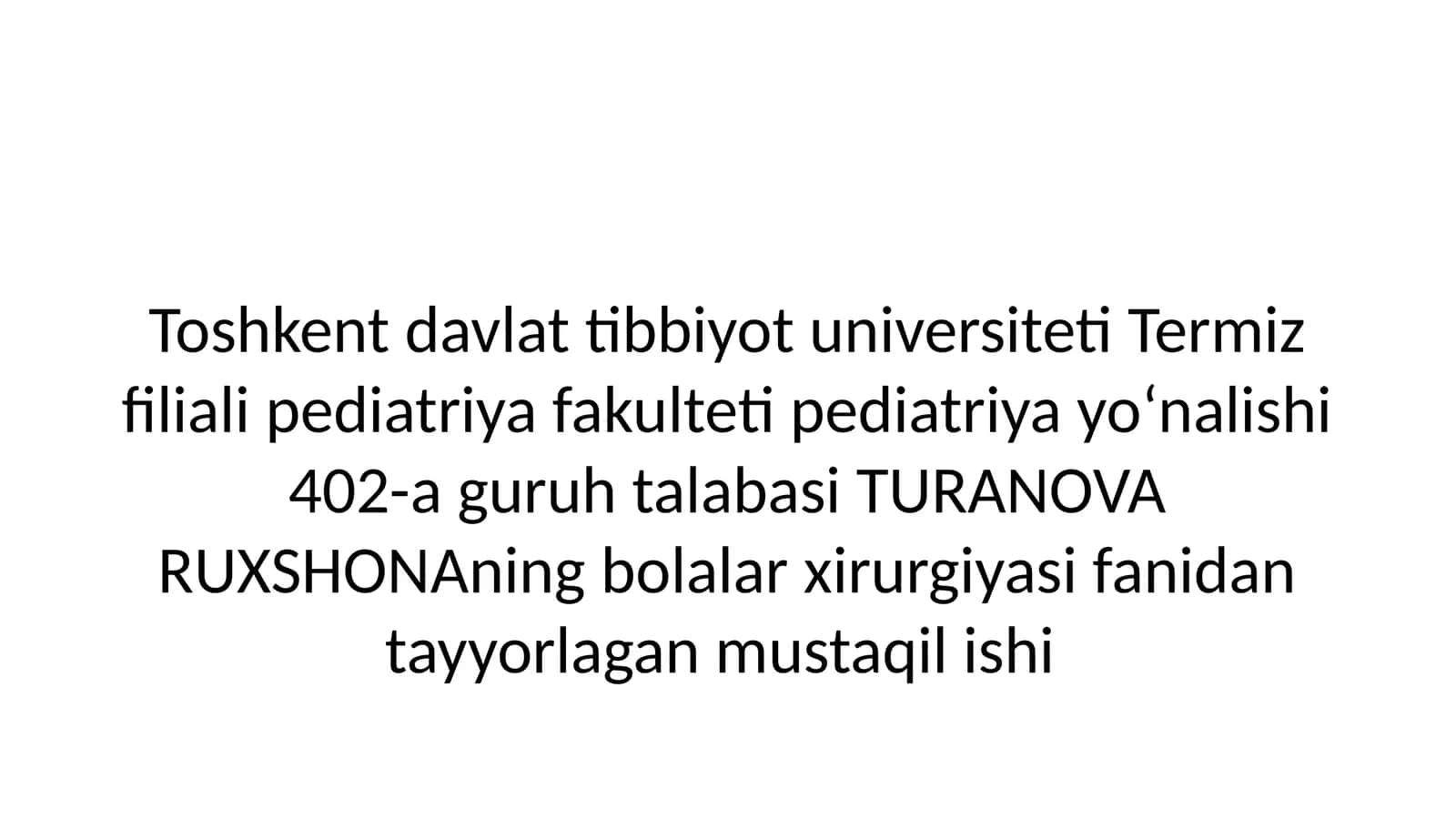 taqdimot
