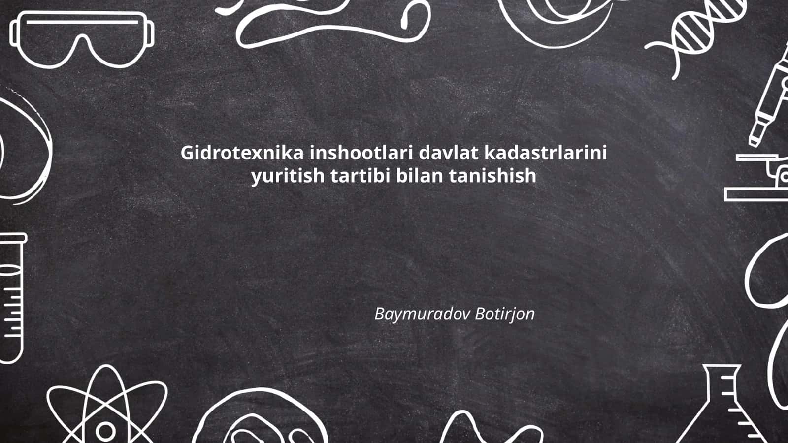 Suv resurslarini boshqarish tizimi