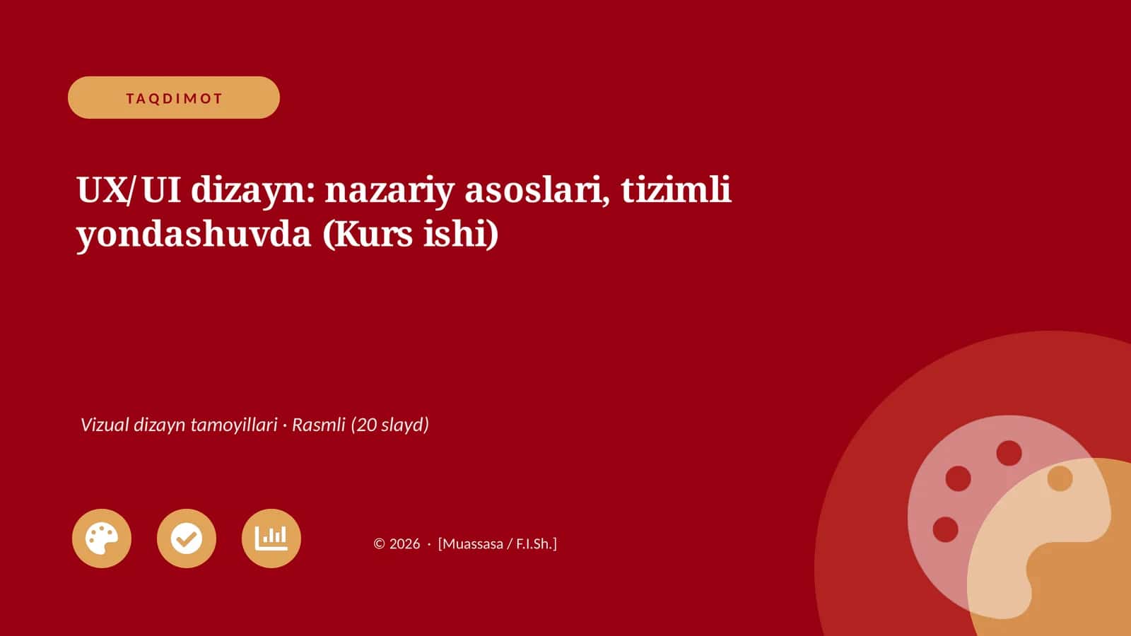 UX/UI dizayn: nazariy asoslari