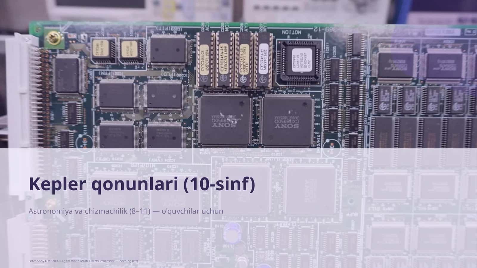 Kepler qonunlari (10-sinf)