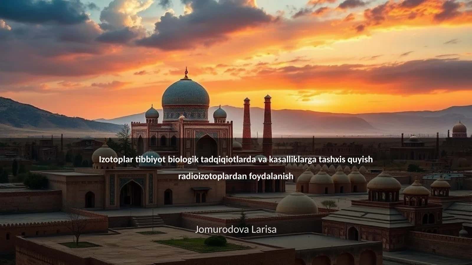 Izotoplar va ularning tibbiyotdagi roli