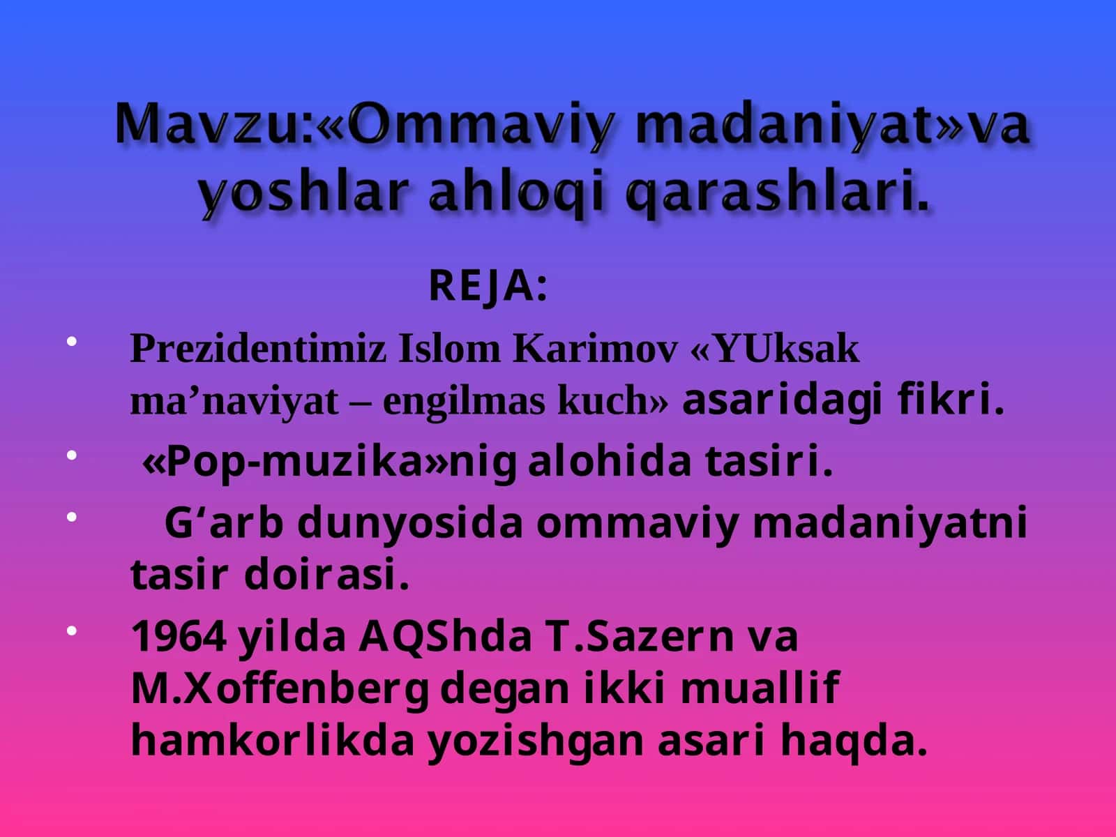 Ommaviy madaniyat