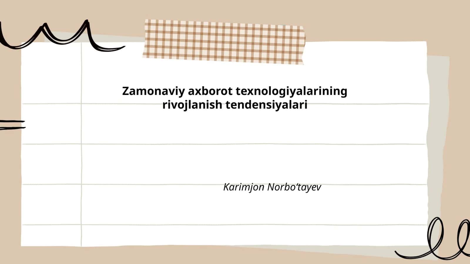 Sun'iy intellekt va uning ilovalari