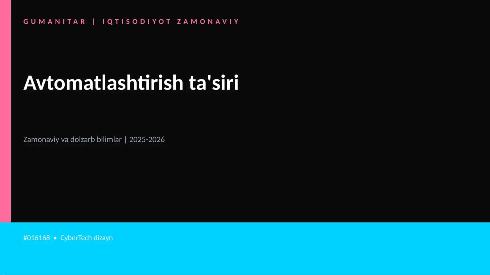 Avtomatlashtirish ta'siri