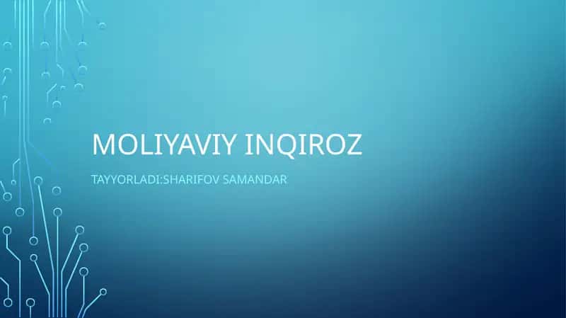 Moliyaviy inqiroz