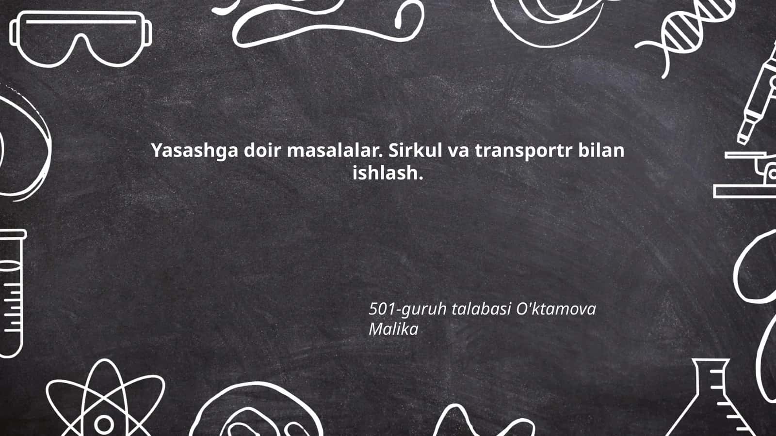 Yasashga doir masalalar. Sirkul va transportr bilan ishlash