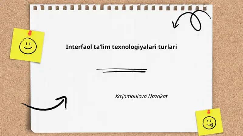Interaktiv ta'lim texnologiyalari