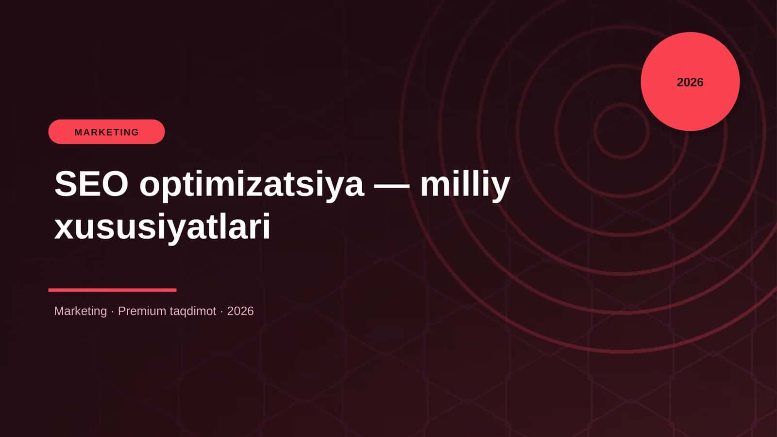 SEO optimizatsiya — milliy xususiyatlari
