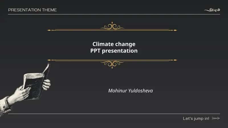 Climate Change PPT Presentation