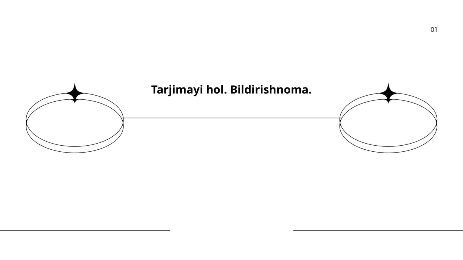 Tarjimayi hol. Bildirishnoma