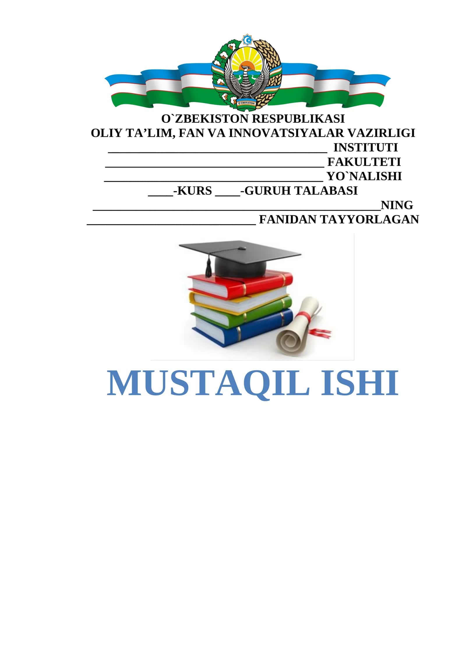 MUSTAQIL ISHI TURGAN JOYDA UZUNLIKKA SAKRASH TEXNIKASINI URGATISH