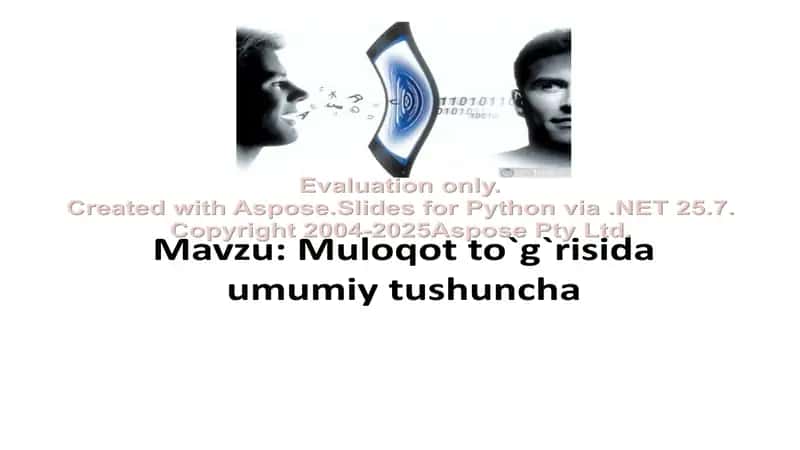 Muloqot psixologiyasi Muloqot to`g`risida umumiy tushuncha