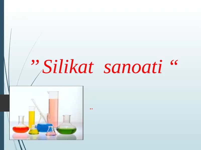 Silikat sanoati
