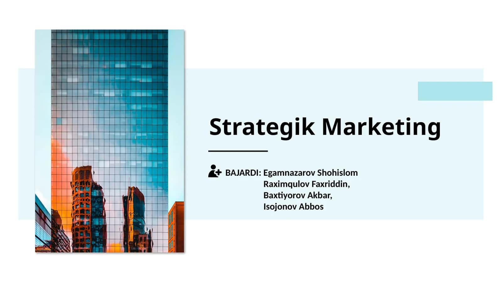 Strategik Marketing