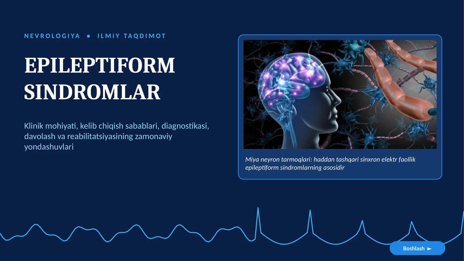 EPILEPTIFORM SINDROMLAR Epileptiform sindromlar — tayyor taqdimot Epileptiform sindromlar mavzusida prezentatsiya Epileptiform sindromlar haqida slayd Epileptiform sindromlar — tibbiyot fanidan taqdimot Epileptiform sindromlar: turlari va klinik belgilari Nevrologiya fanidan “Epileptiform sindromlar” taqdimoti Epileptiform sindromlar bo‘yicha tayyor slaydlar Epileptiform sindromlar — talabalar uchun prezentatsiya Epileptiform sindromlar mavzusida PowerPoint taqdimoti