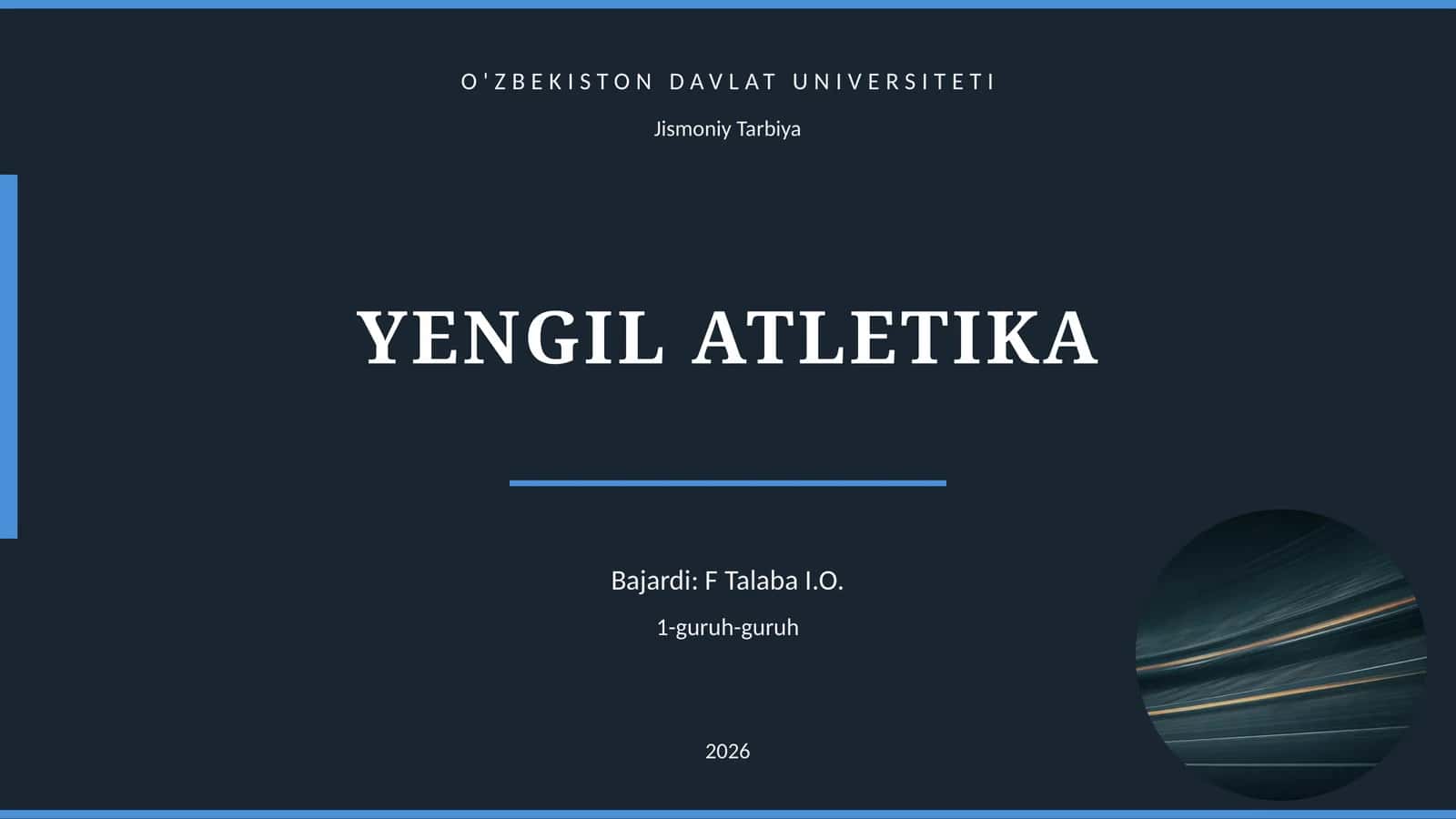 YENGIL ATLETIKA
