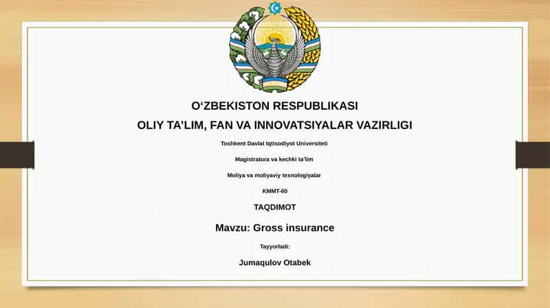 Gross insurance