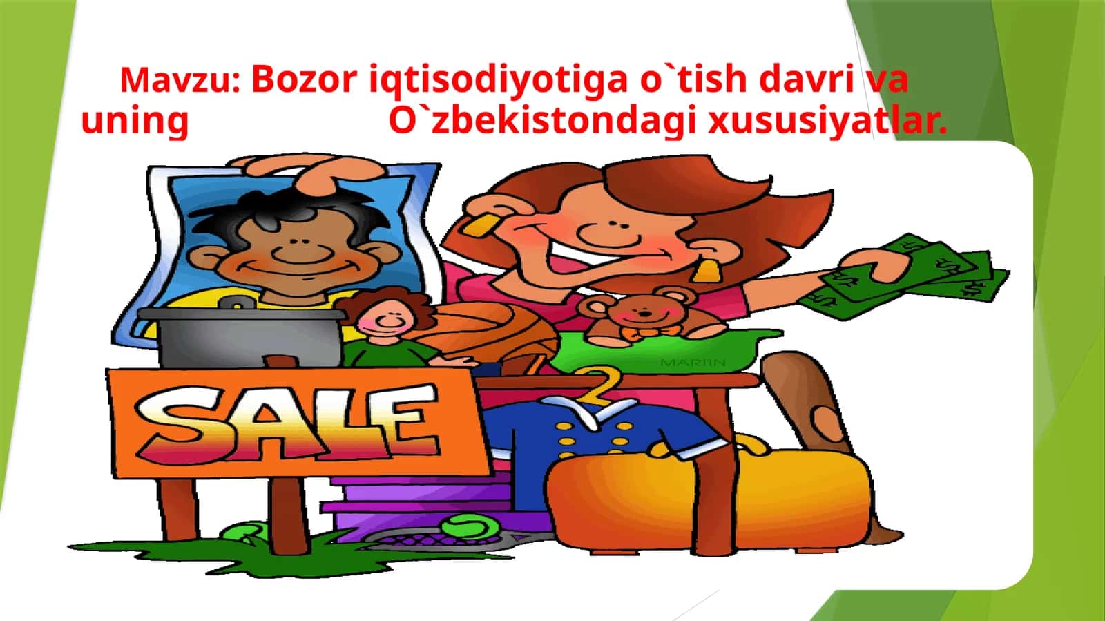 Bozor iqtisodiyotiga o`tish davri va uning O`zbekistonda xususiyatlar